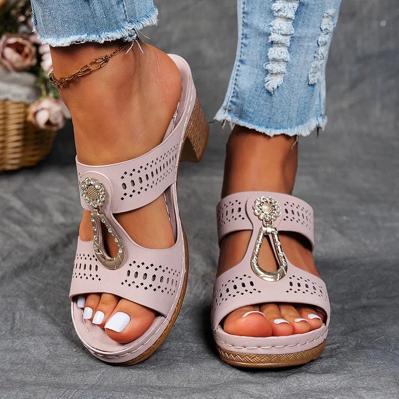 Sandalias ortopédicas cómodas con soporte flexible
