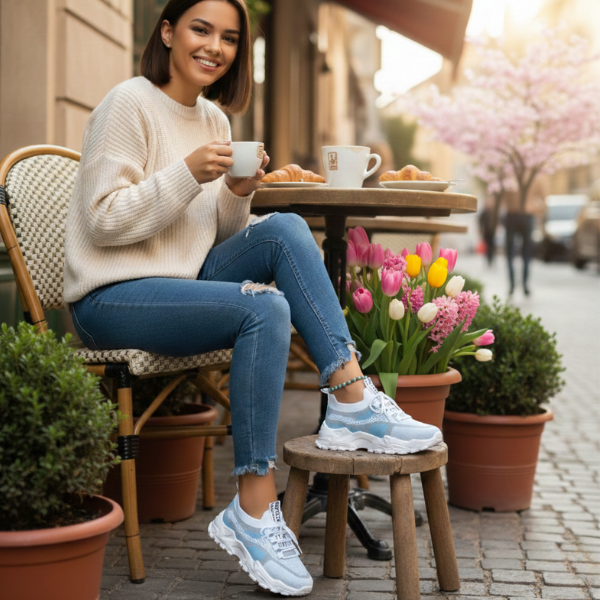Breathable Mesh Walking Sneakers