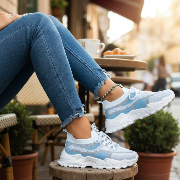 Breathable Mesh Walking Sneakers