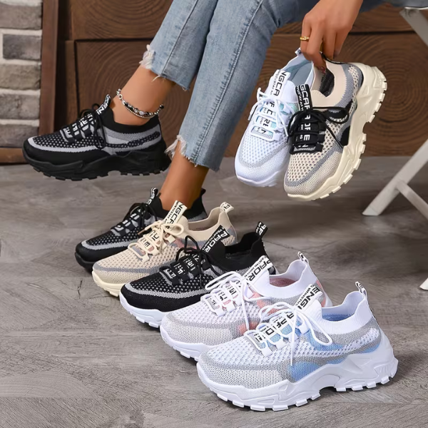 Breathable Mesh Walking Sneakers