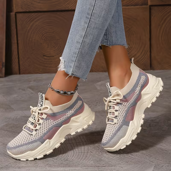 Breathable Mesh Walking Sneakers