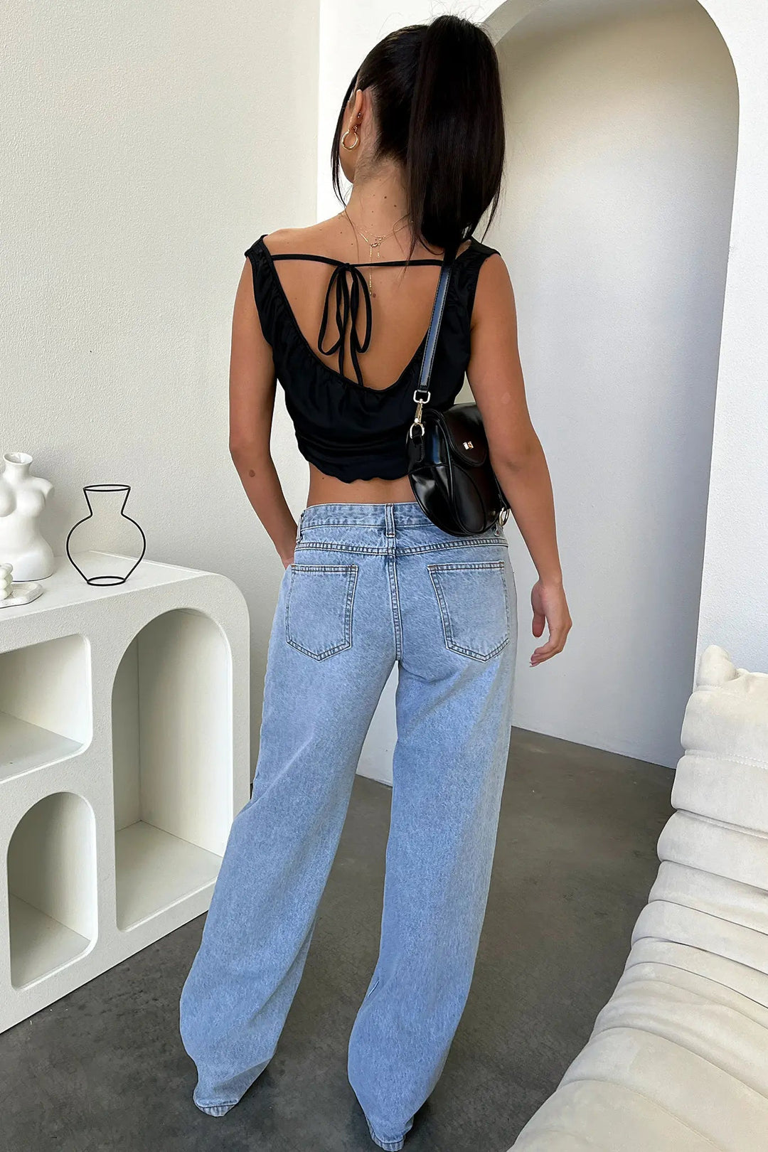Women's Versatile Outdoor Denim Wide Leg Jeans