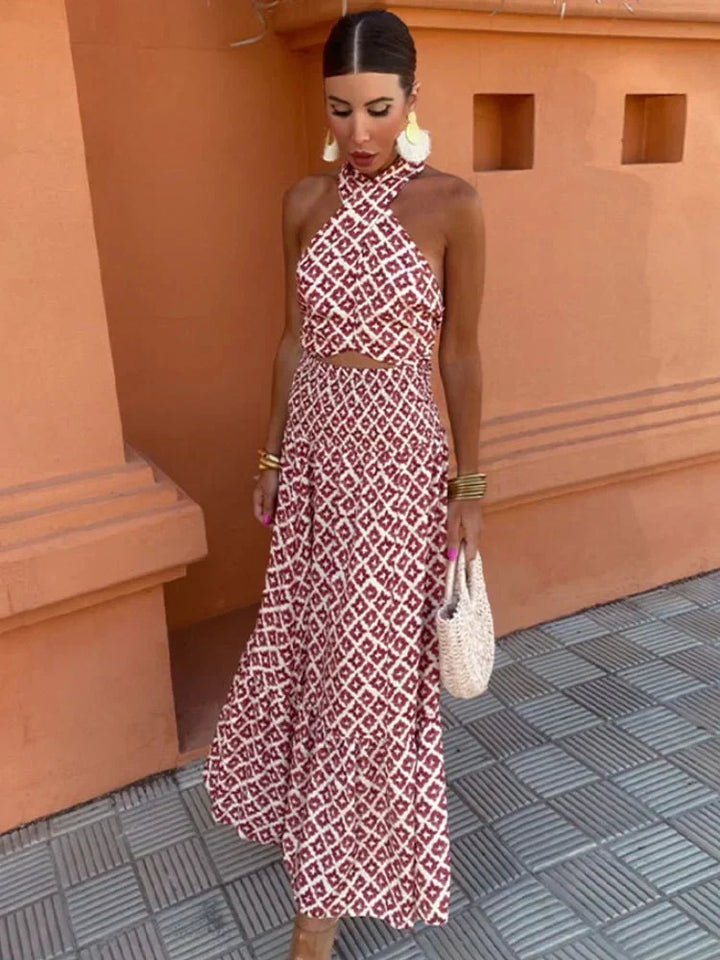 Summer Wedding Guest Maxi Dress with Airy Silhouette