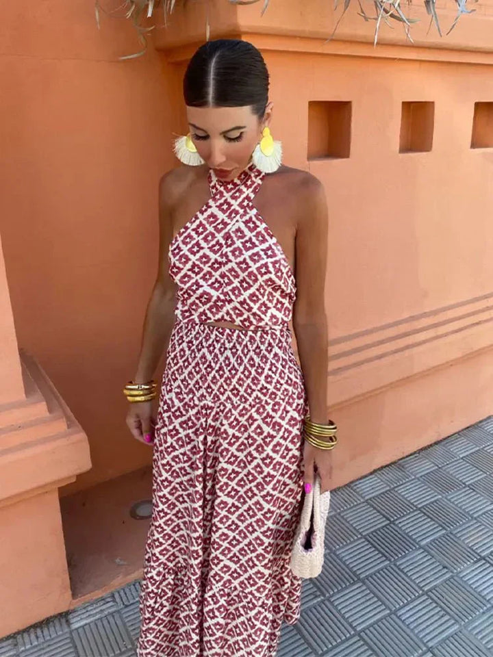 Summer Wedding Guest Maxi Dress with Airy Silhouette