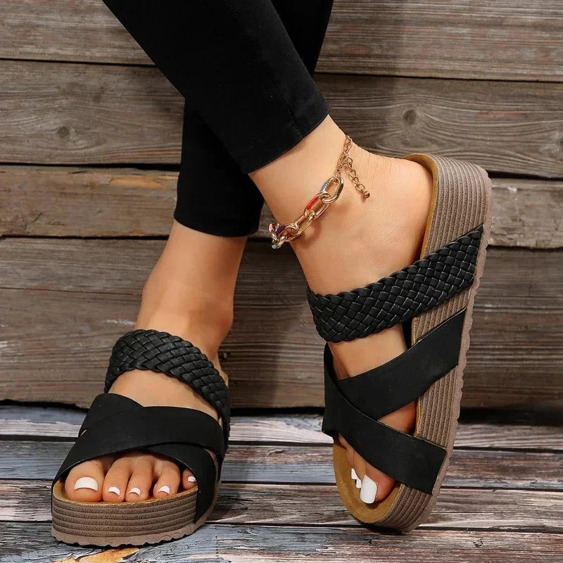 Orthopedic Comfort Sandals with Cushioned Footbed