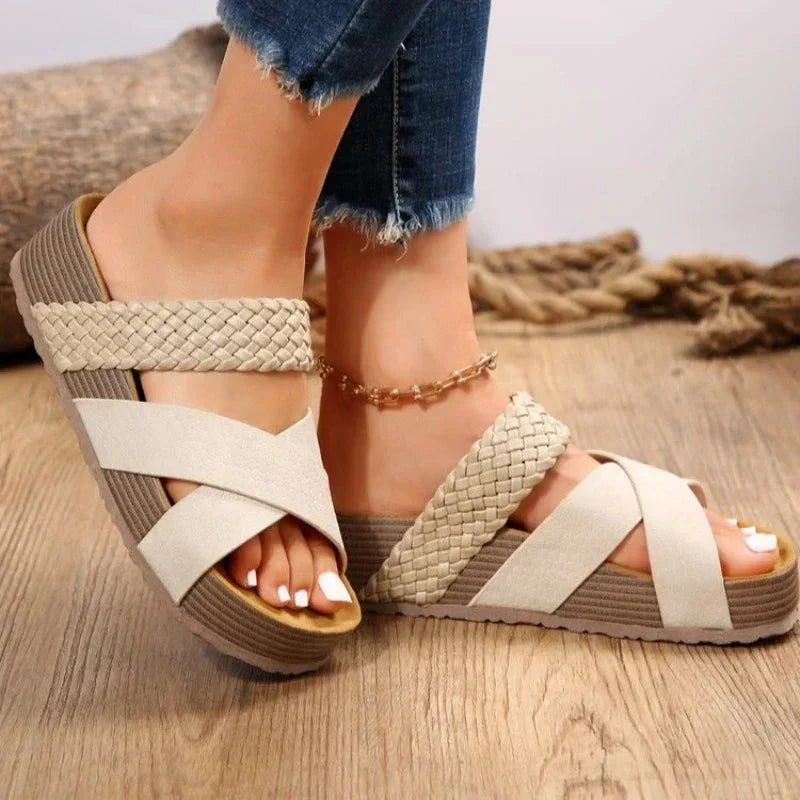 Orthopedic Comfort Sandals with Cushioned Footbed