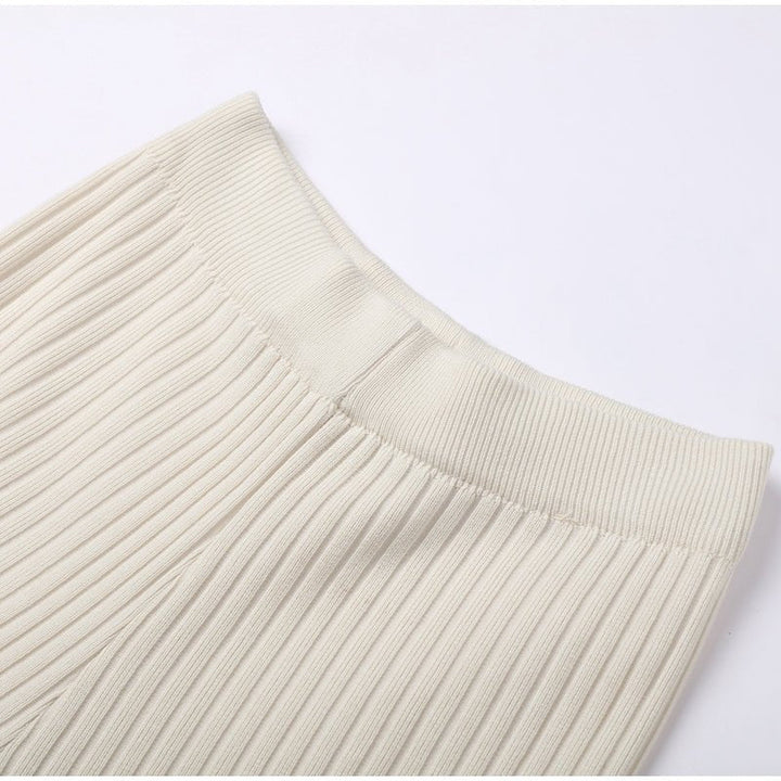 Conjunto Coordinado de Punto Suave para Estar en Casa