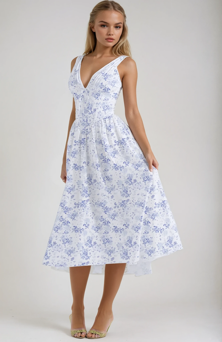 Vestido midi elegante de verano