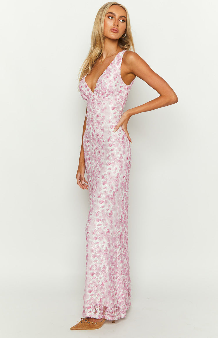 Women Chic Elegant Flowing Evening Maxi Wedding Guest Dress