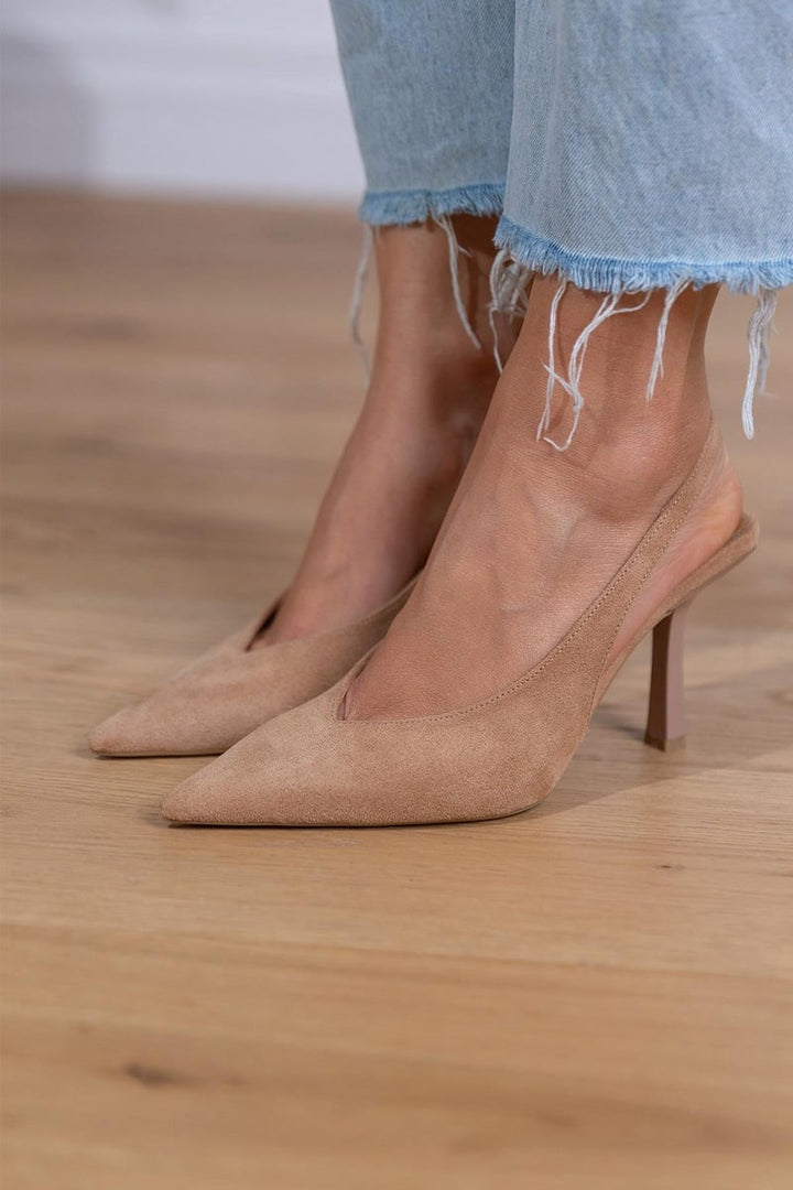Sandalias elegantes de tacón bajo para mujer
