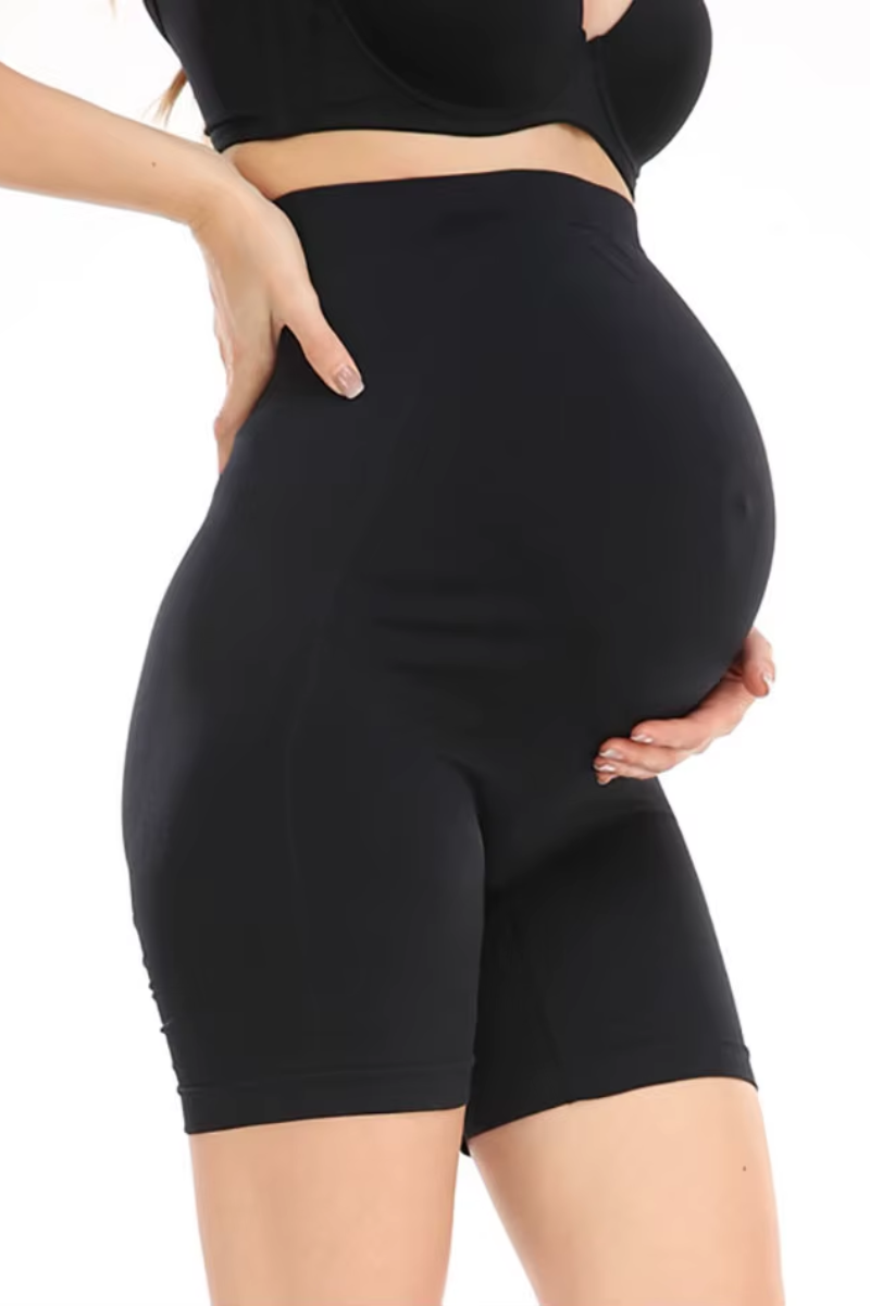 Stretchy Flattering  Maternity Dress High-Waisted Shapewear for Pregnant Women