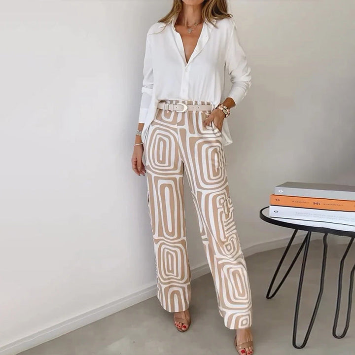 Conjunto Elegante de Dos Piezas