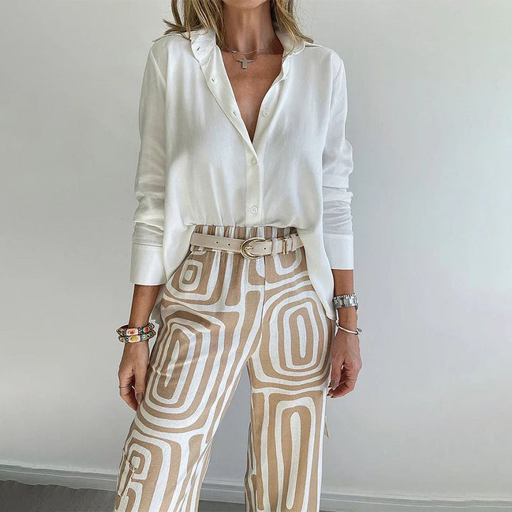 Conjunto Elegante de Dos Piezas
