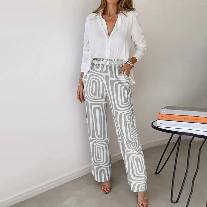 Conjunto Elegante de Dos Piezas