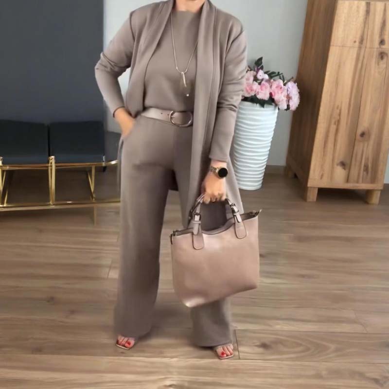 Elegant Three-Piece Coordinated Set