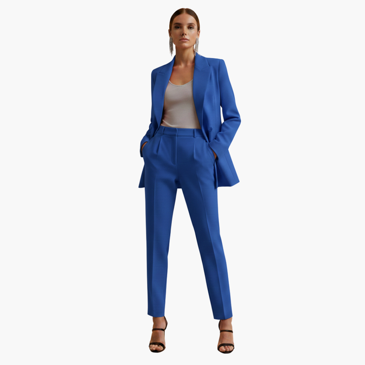 Tailored Double Breasted Suit Set
