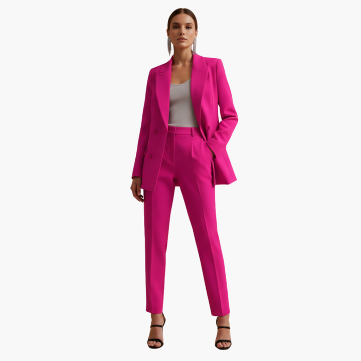 Tailored Double Breasted Suit Set