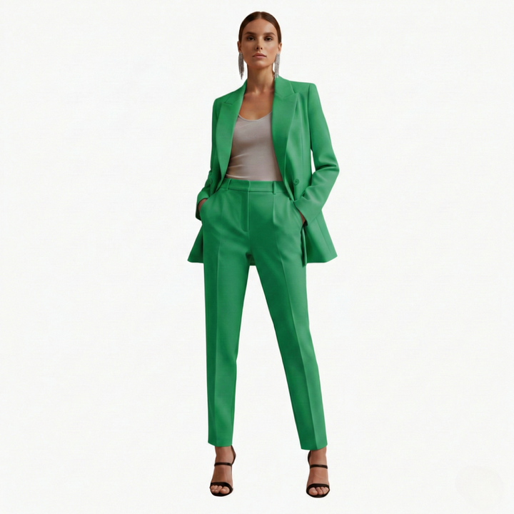 Tailored Double Breasted Suit Set