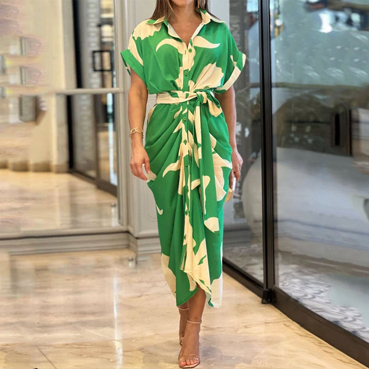 Women's Classic Long Drape Summer Dress - Ideal Choice for Any Occasion